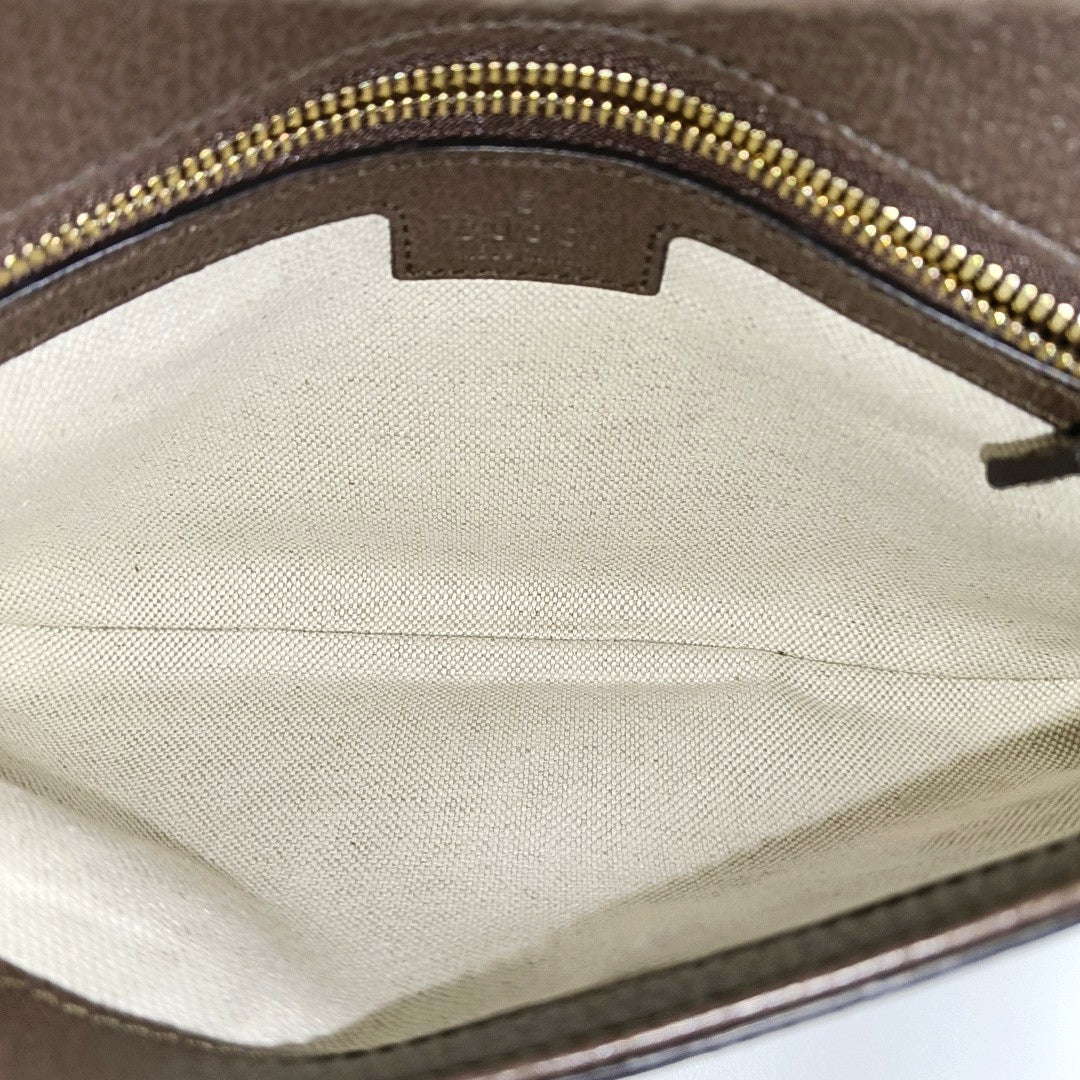 Blondie Small Monogram Coated Canvas Brown