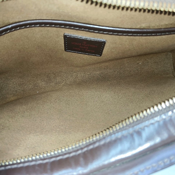 SAINT LOUIS Damier Ebene Coated Canvas Brown