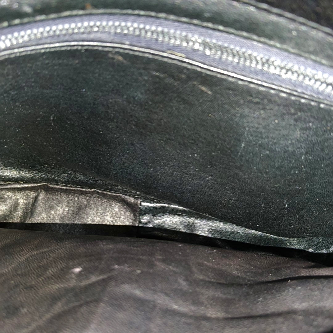 Calfskin Shoulder Bag Black