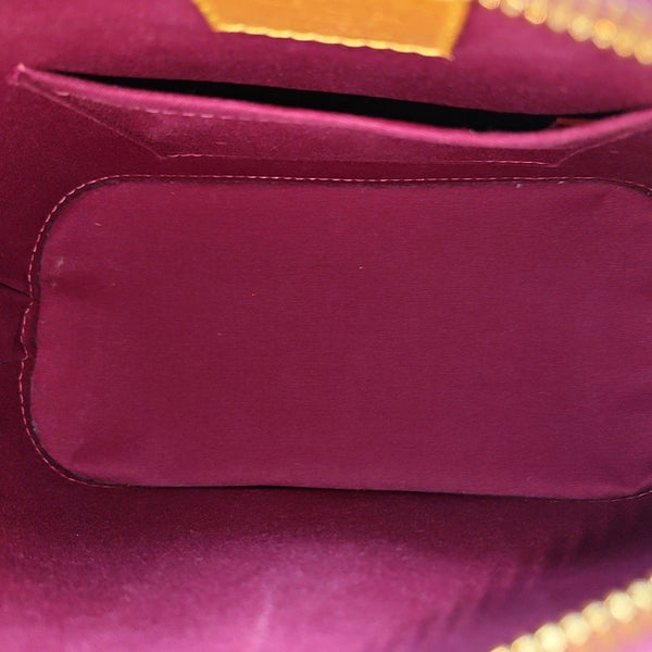ALMA BB Monogram Patent Leather Red