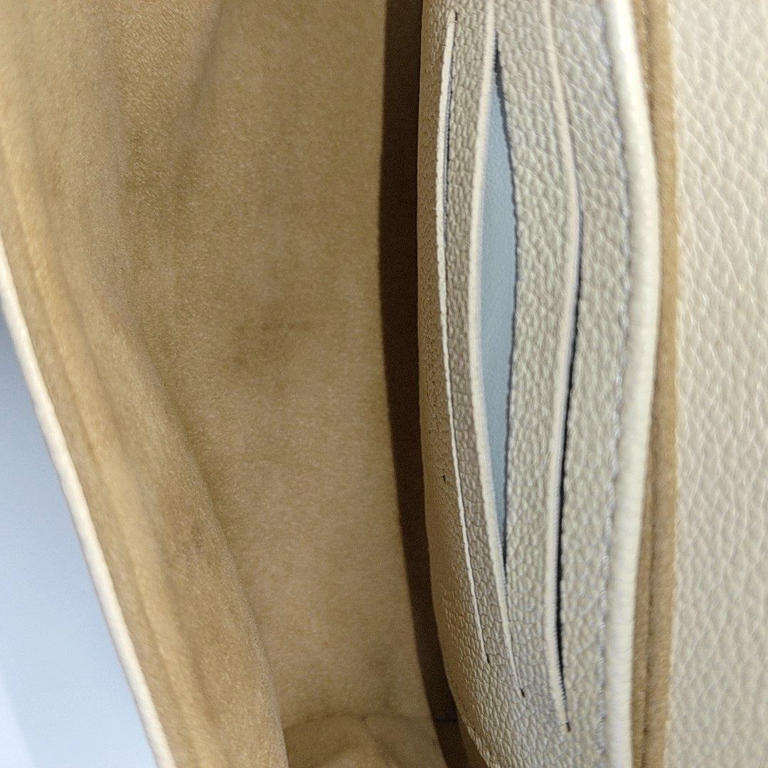 NANO MADELEINE Nano Monogram Calfskin Beige