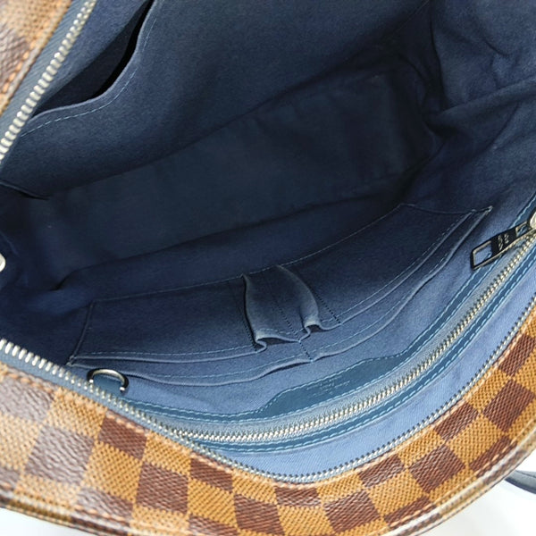 Damier Ebene Coated Canvas Brown
