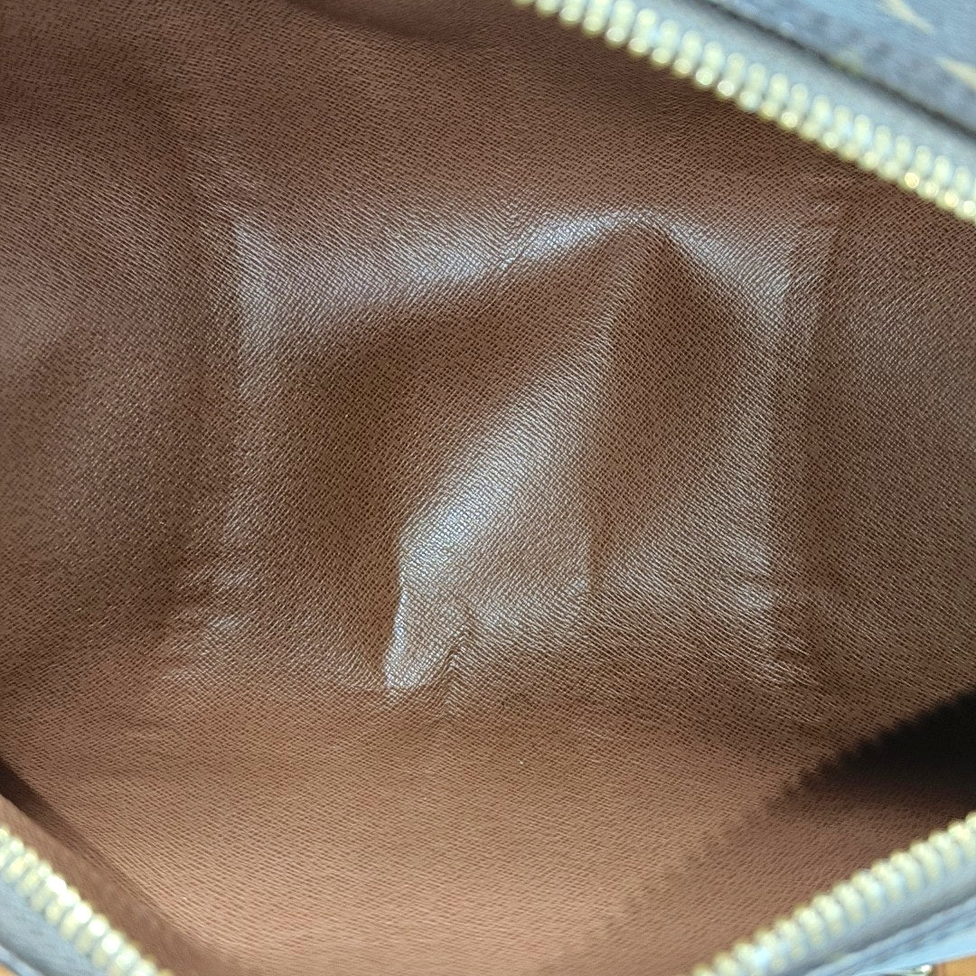 PAPILLON MM Monogram Coated Canvas Brown