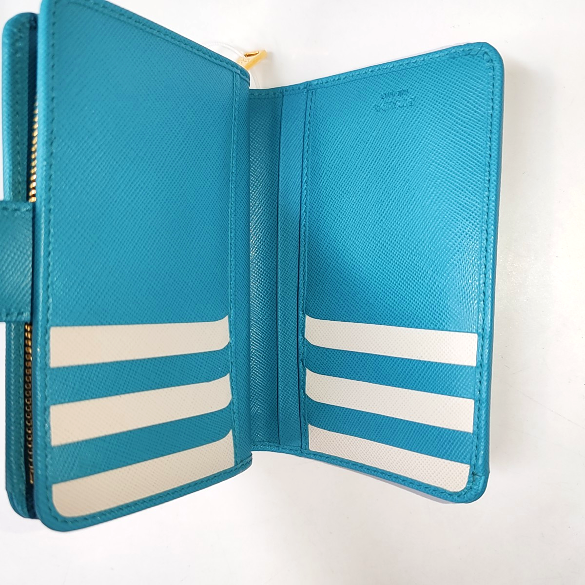 Saffiano Calfskin Wallet Blue