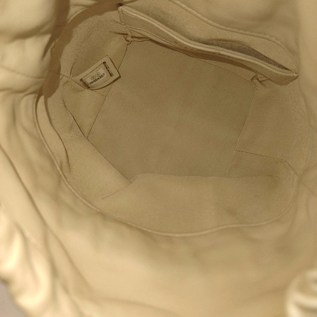 DRAWSTRING Lambskin Beige