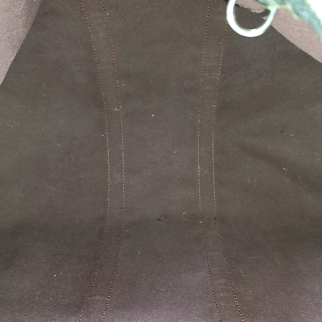 KEEPALL 45 Monogram Coated Canvas Brown