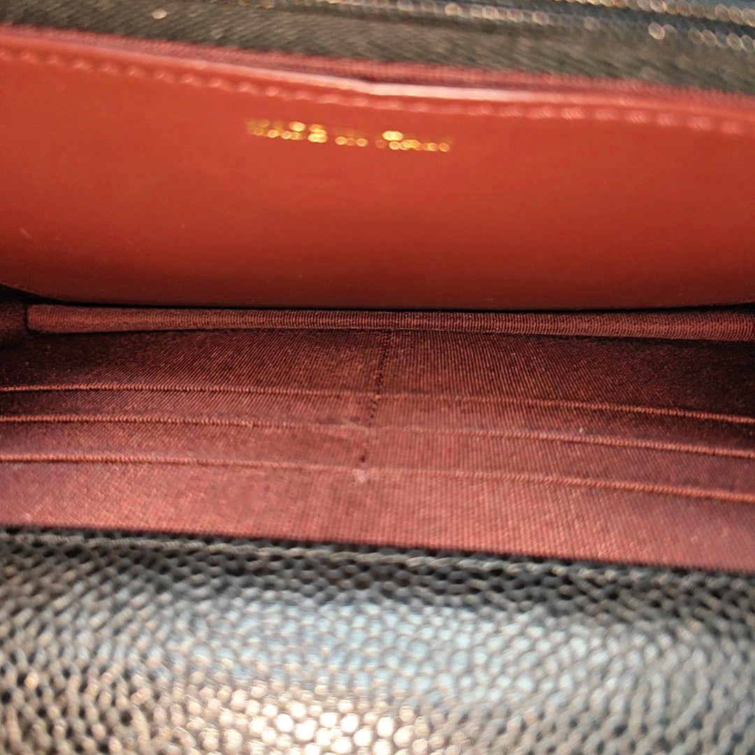 WOC Quilted Grained Calfskin Black