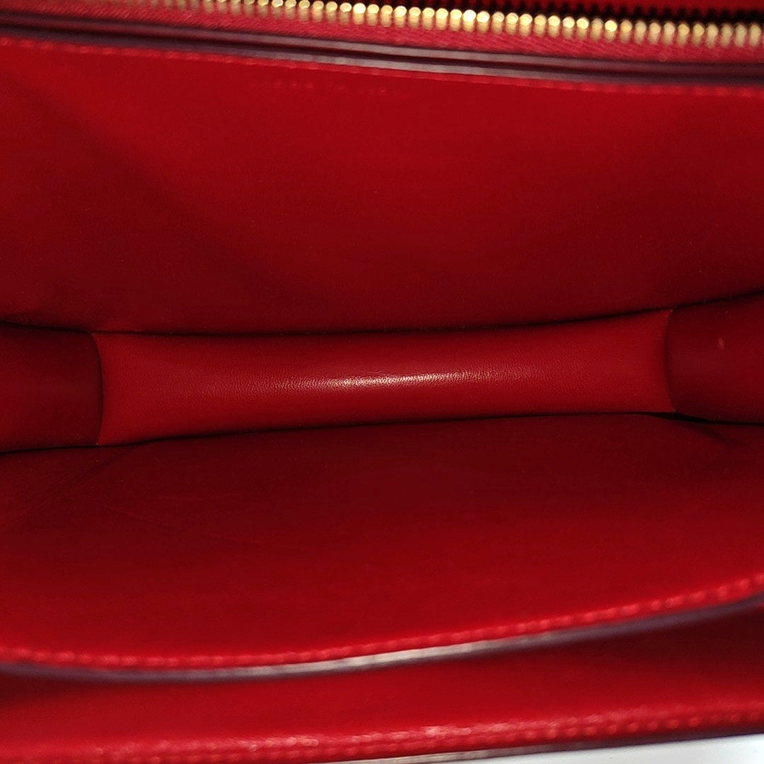 CLASSIC BOX Medium Calfskin Red