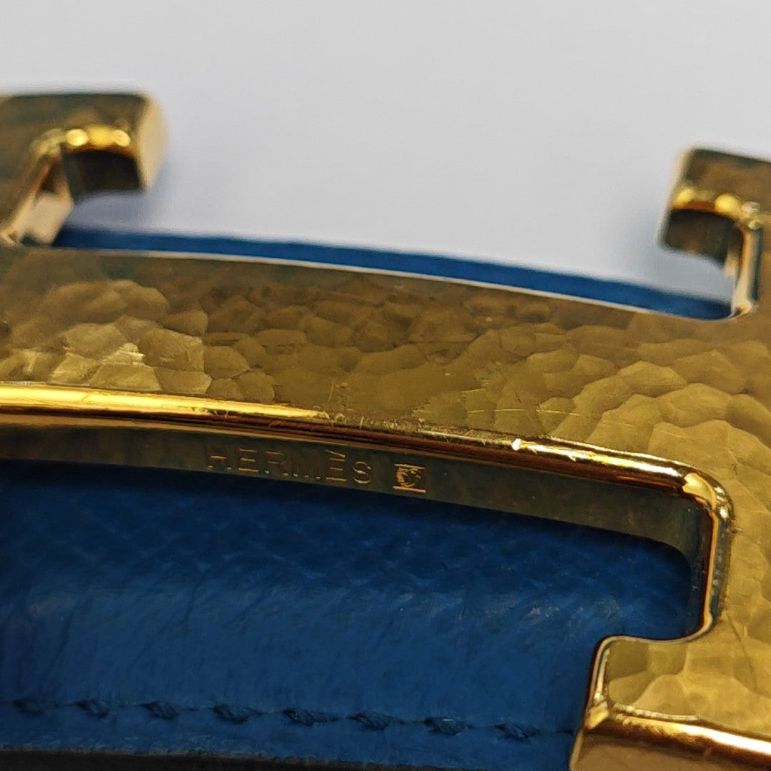 Leather Belt Blue