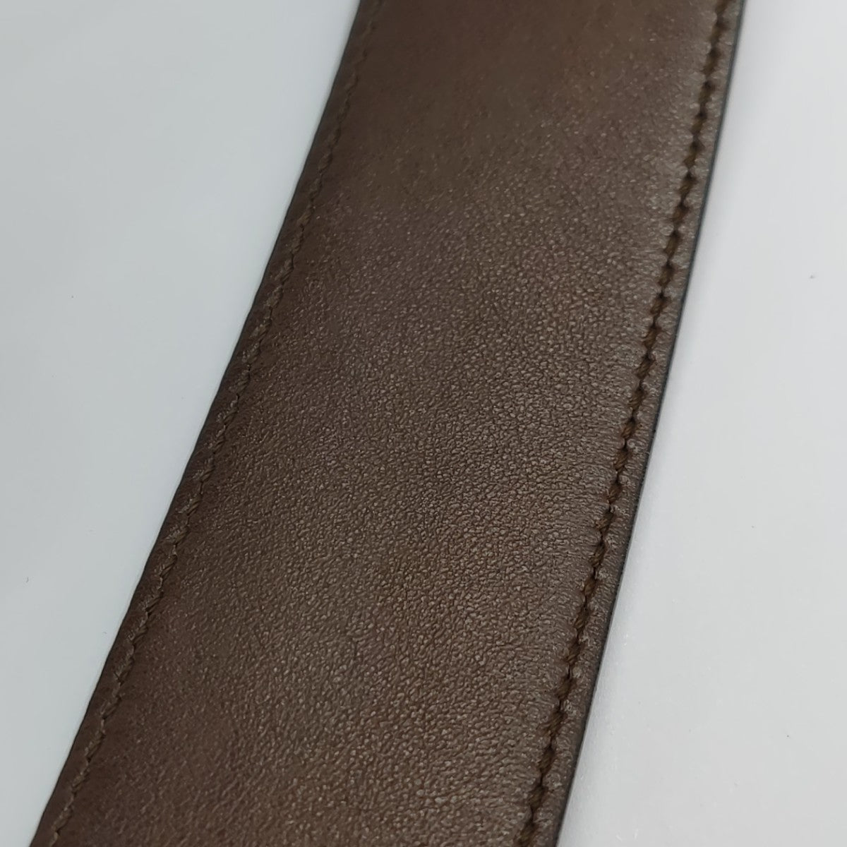 Leather Belt Beige
