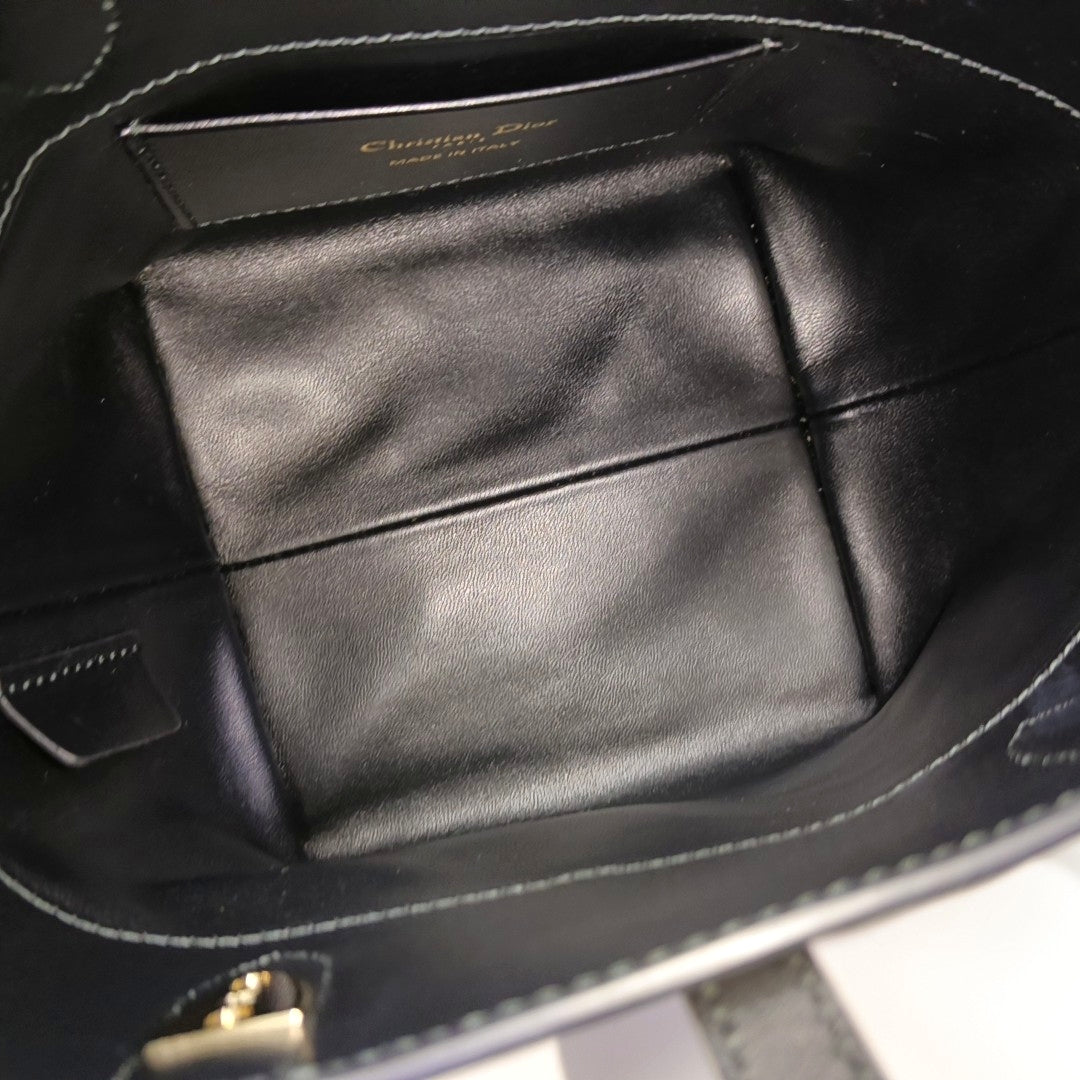 Toujours Nano Cannage Calfskin Black