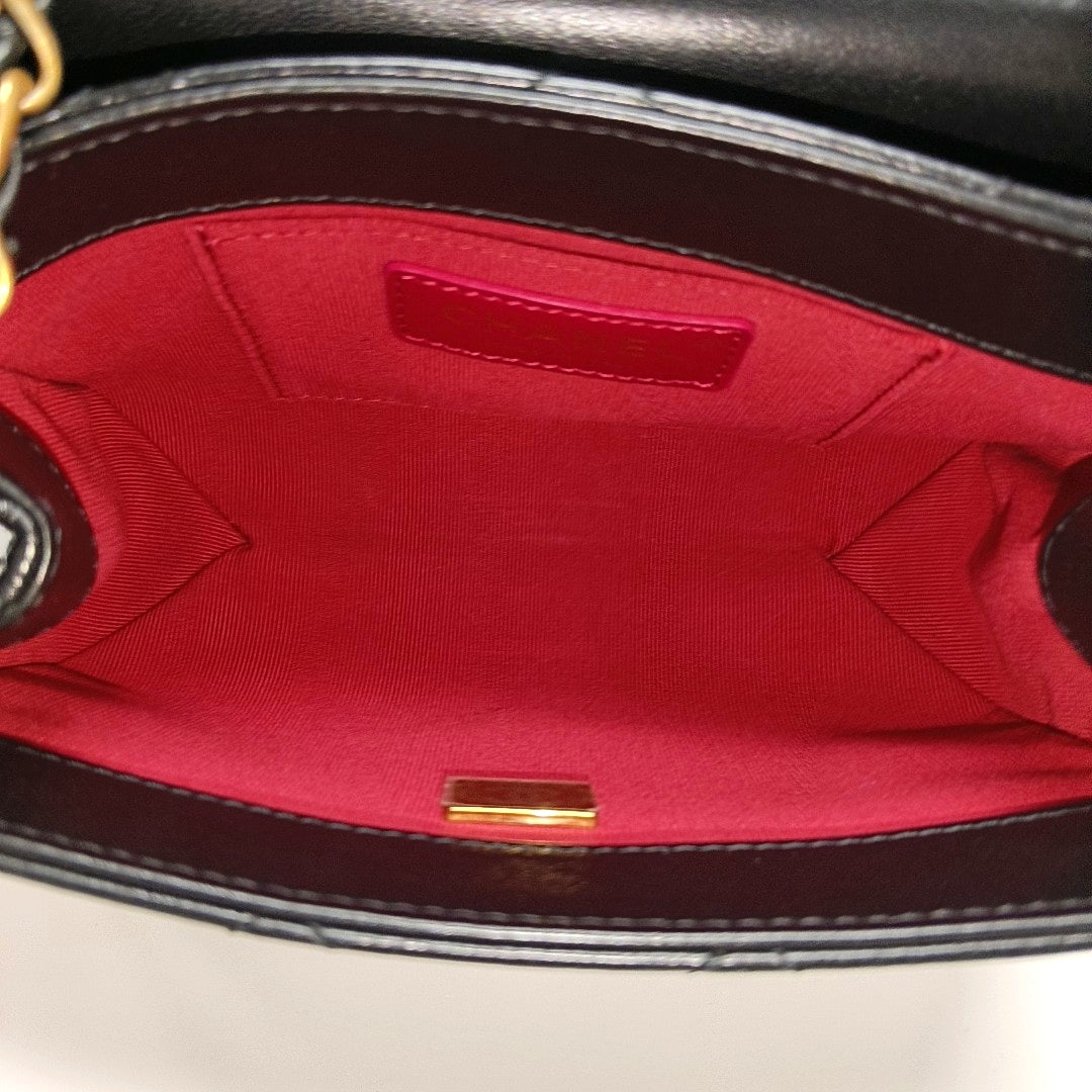 Quilted Lambskin Black