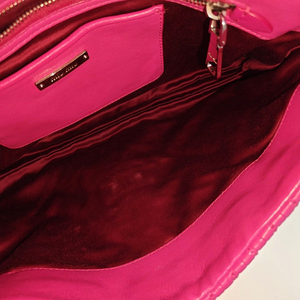 Crystal Quilted Lambskin Red