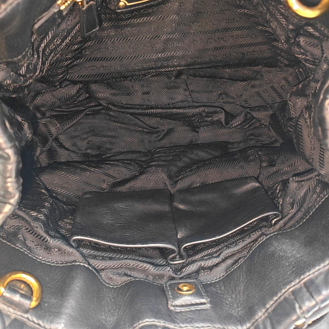 Gaufre Calfskin Black