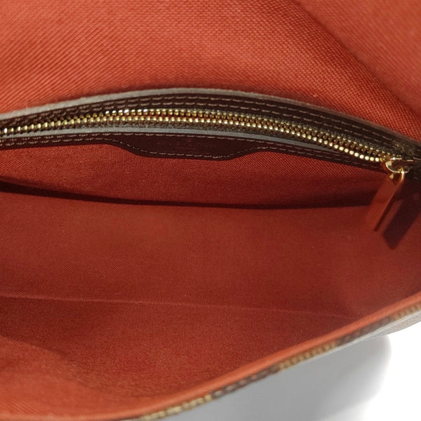 LOOPING PM Damier Ebene Coated Canvas Brown
