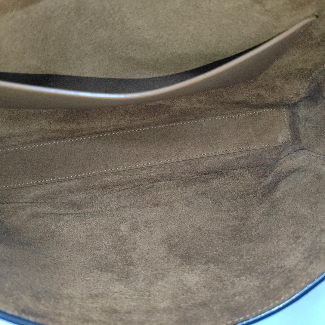 Calfskin Shoulder Bag Black