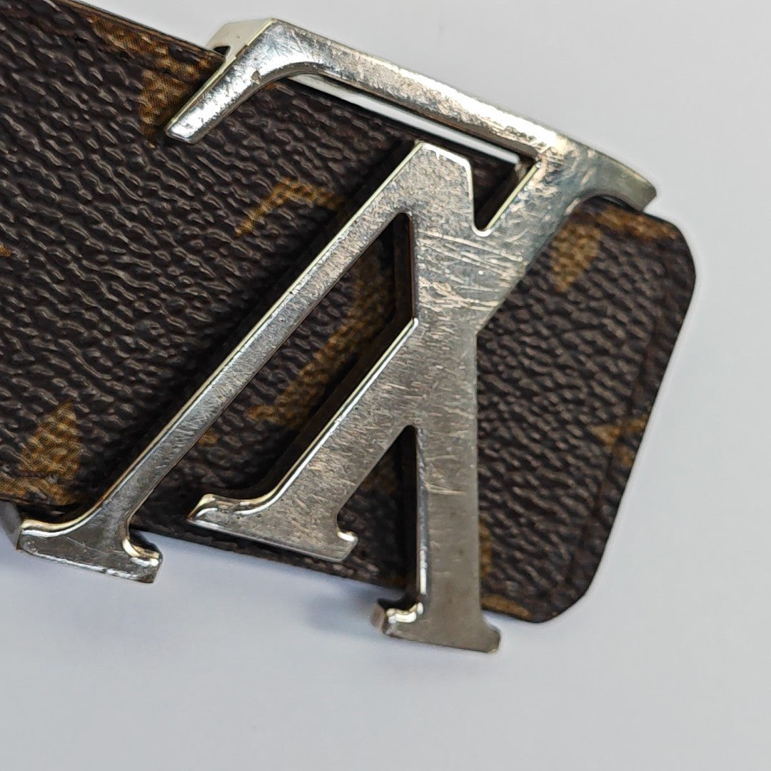Coated Canvas Belt Brown