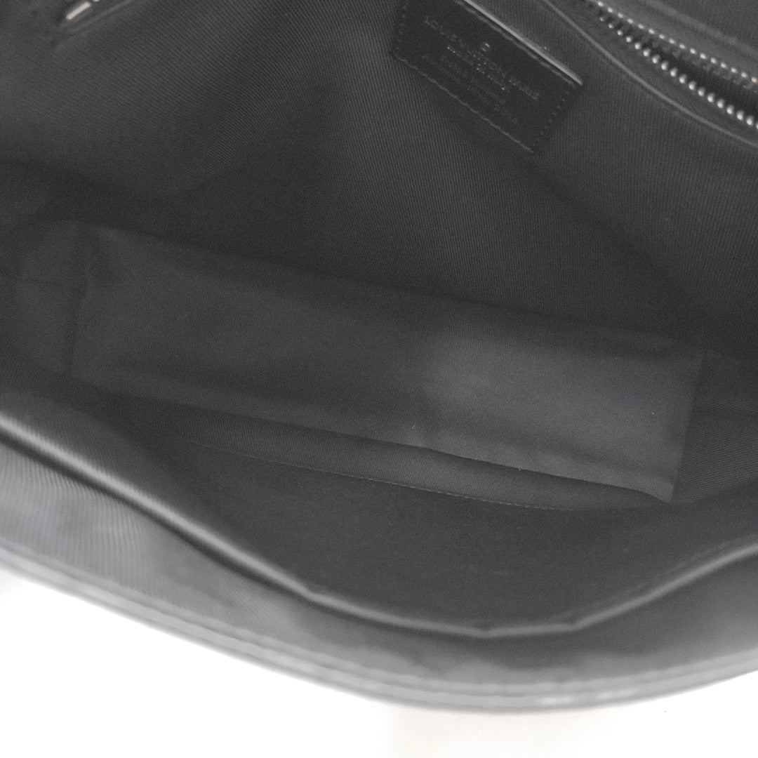 VOYAGER PM Monogram Coated Canvas Black