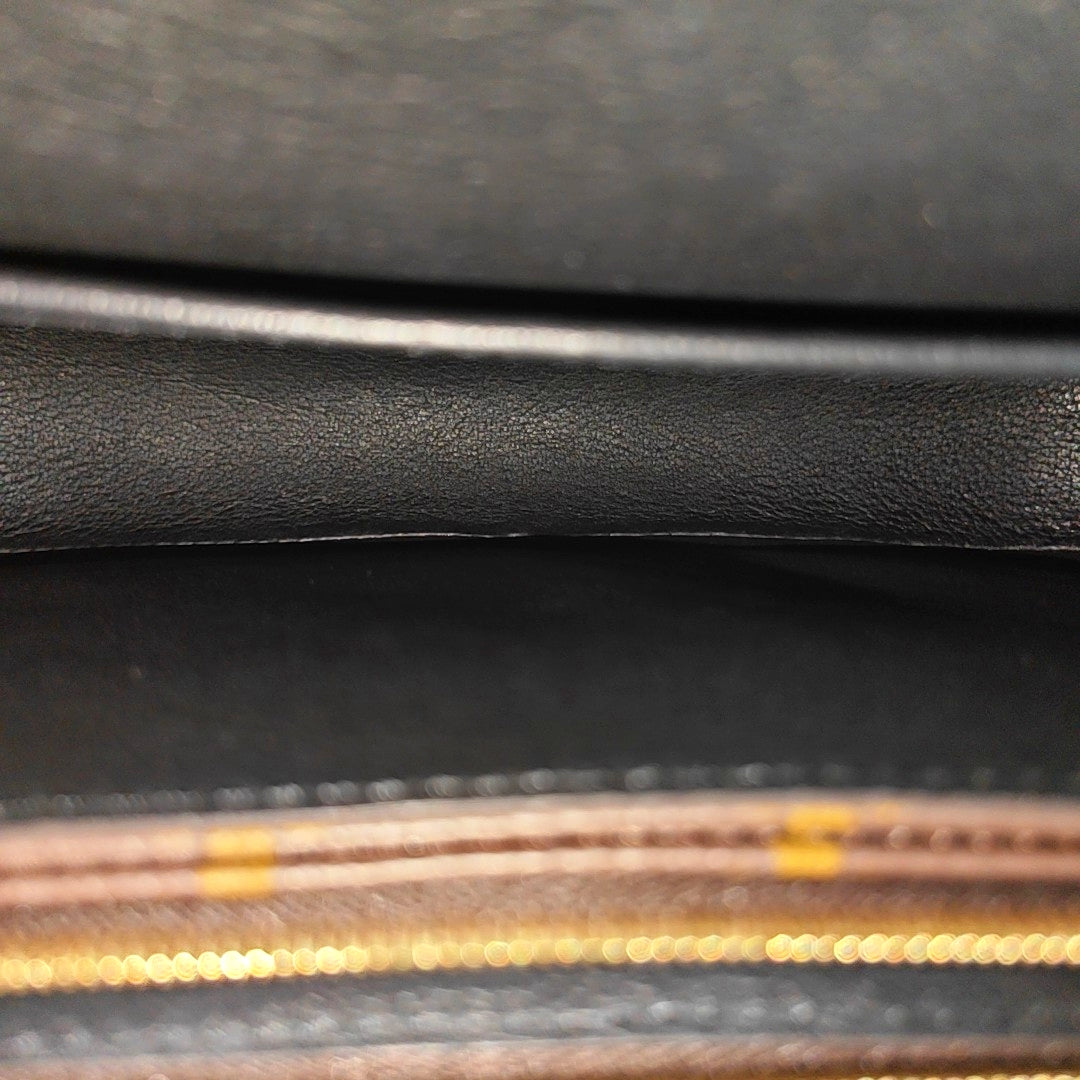 MARCEAU Monogram Coated Canvas Brown