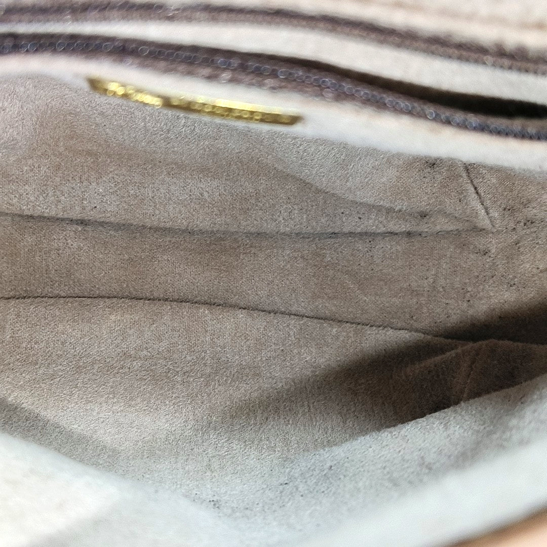 Coated Canvas Shoulder Bag Multicolor