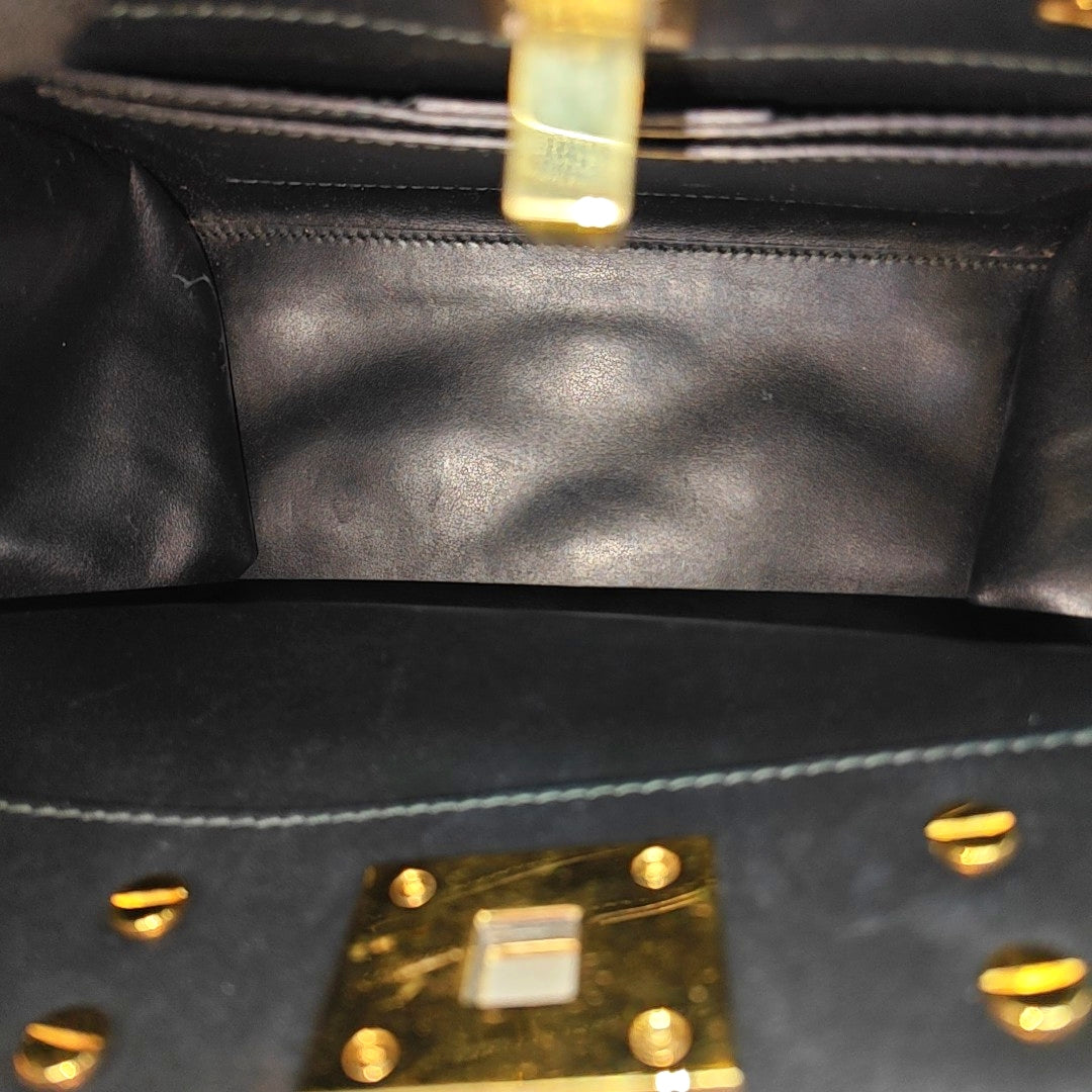 Ferragamo Studio Calfskin Gold