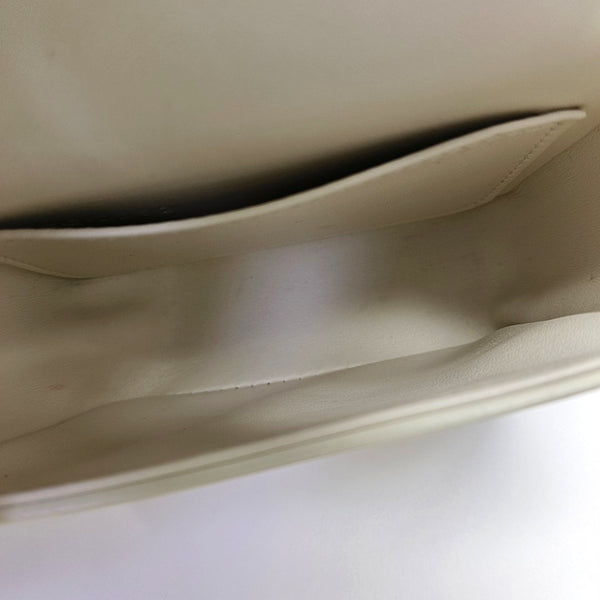 TRIOMPHE Mini Calfskin White