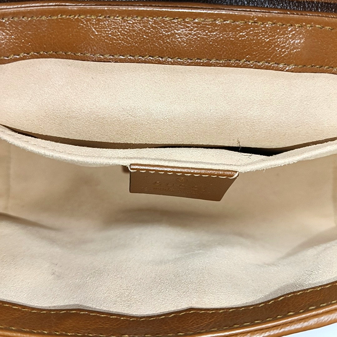 GG Marmont Small Quilted Calfskin Brown
