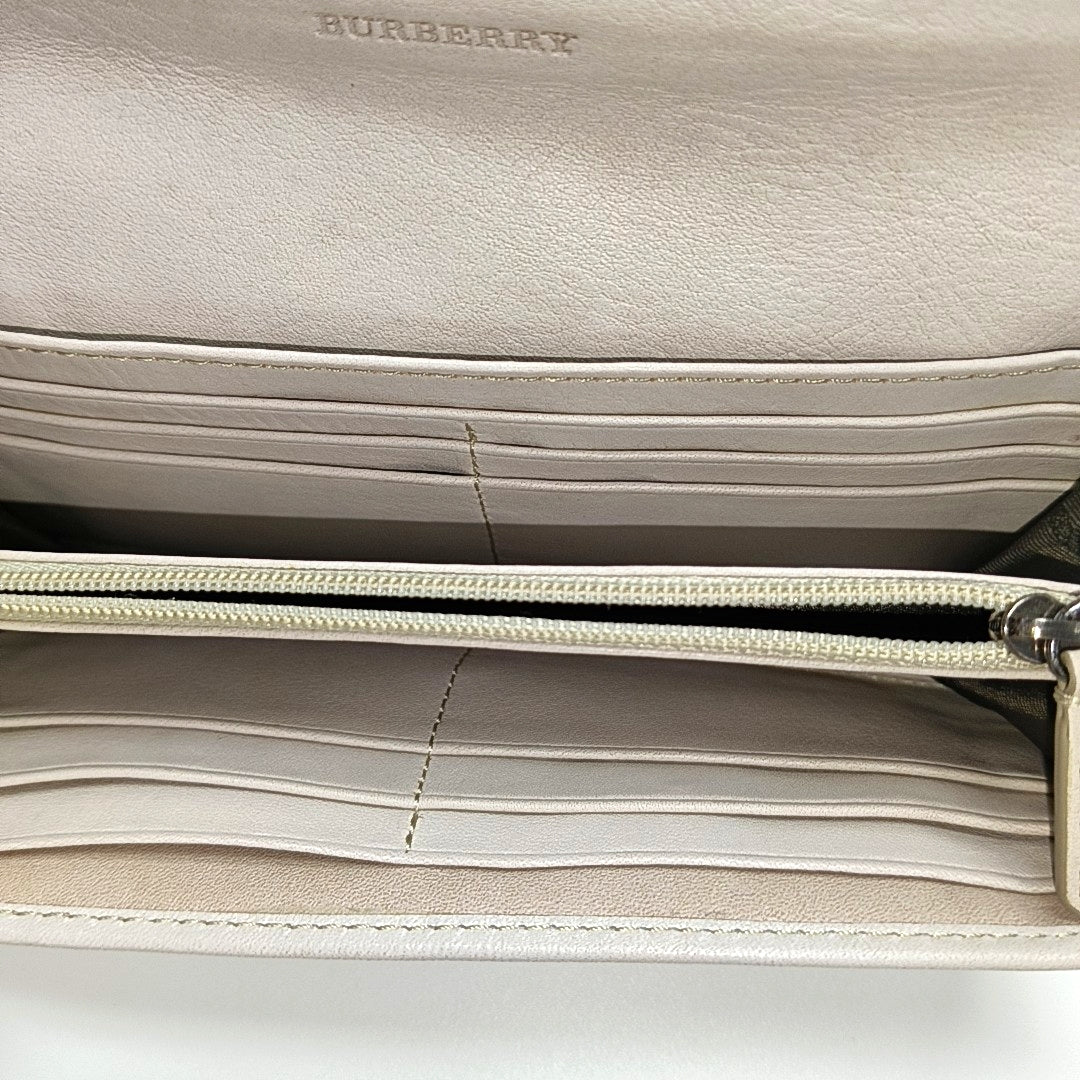 Coated Canvas Wallet Gray