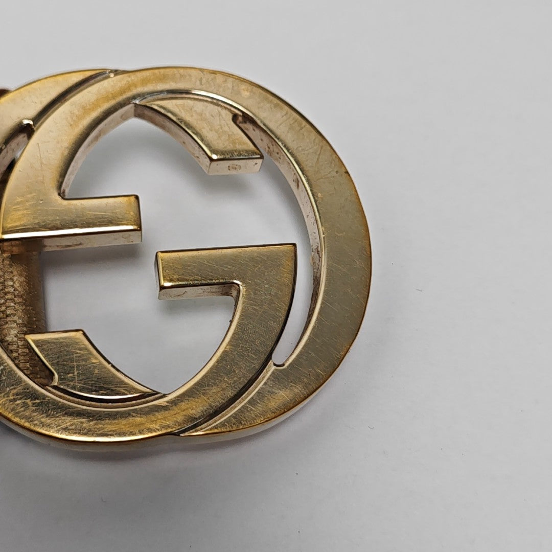 Leather Belt Gold
