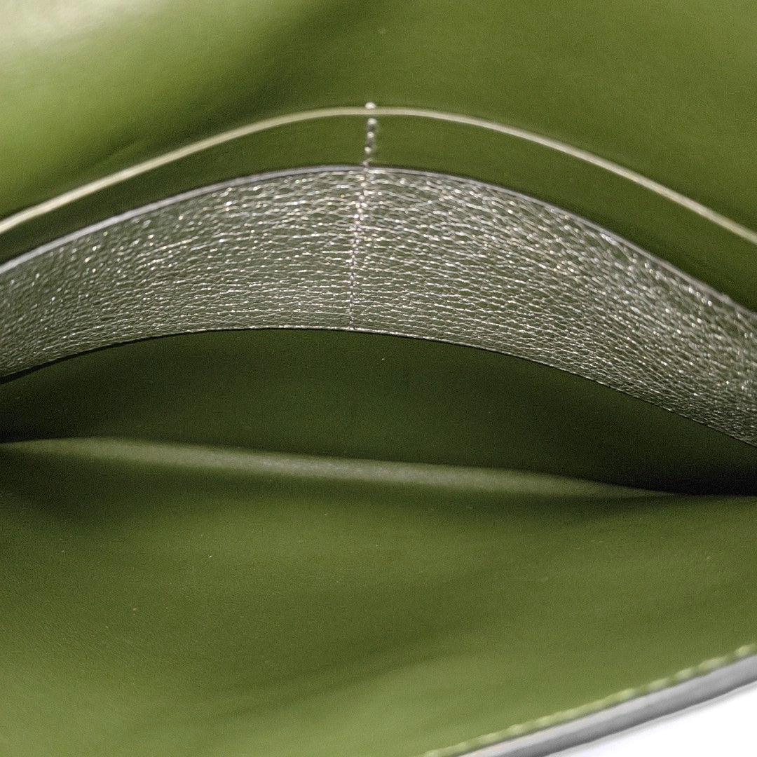 D-Ring Calfskin Silver