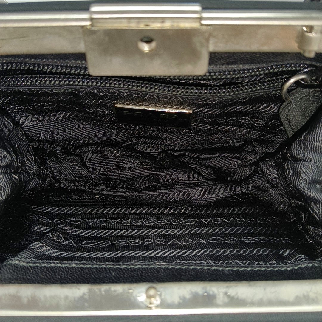 Fabric Crossbody Bag Black