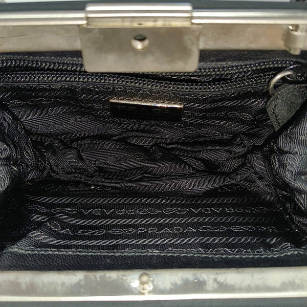Fabric Crossbody Bag Black