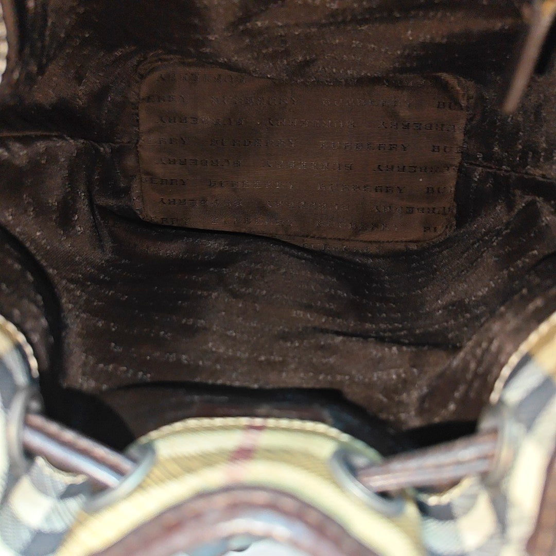 Coated Canvas Bucket Bag Multicolor