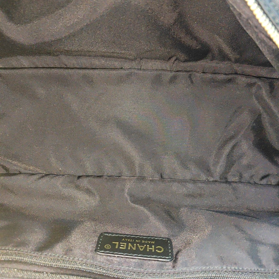 TRAVEL LINE Medium Canvas Black