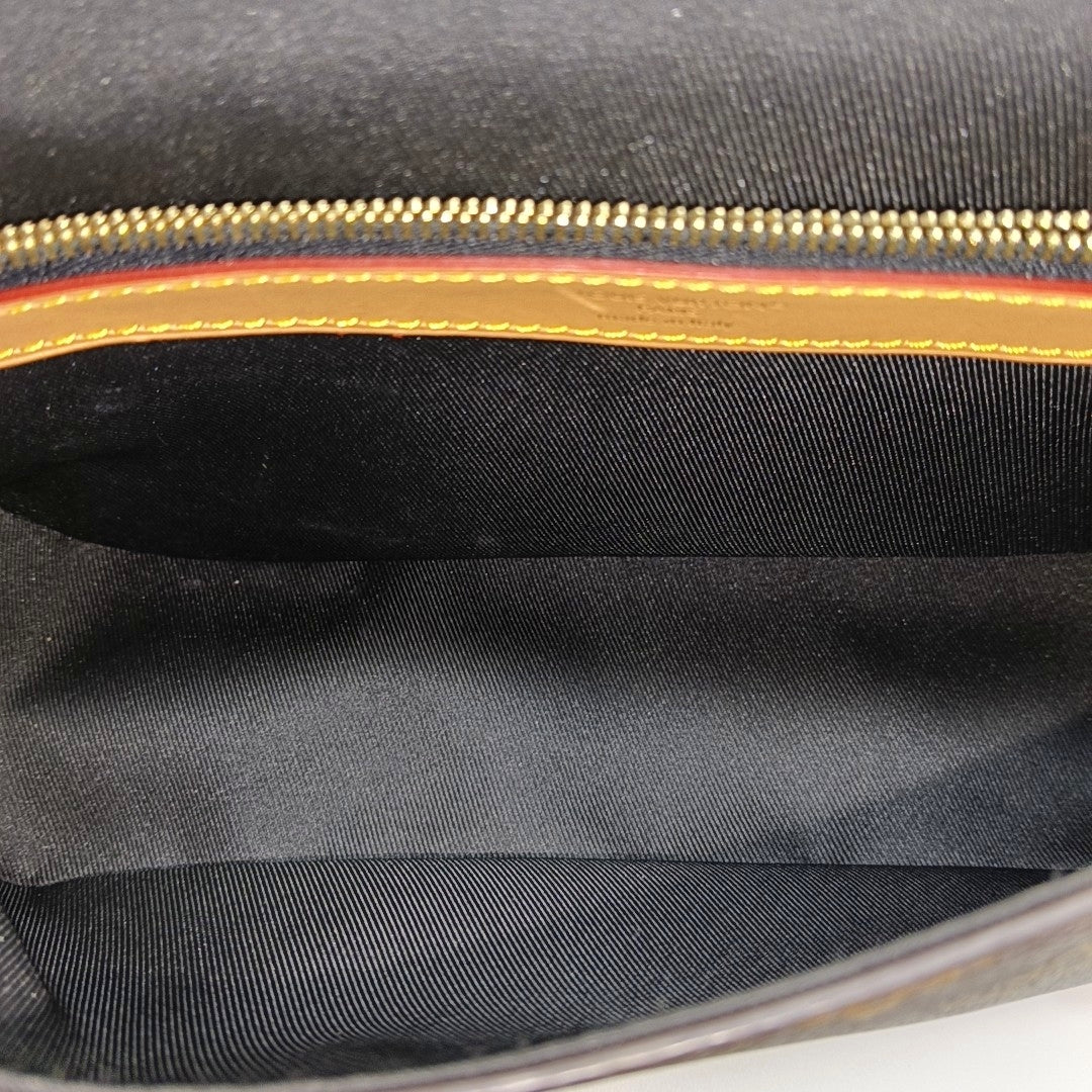 DIANE Monogram Coated Canvas Brown
