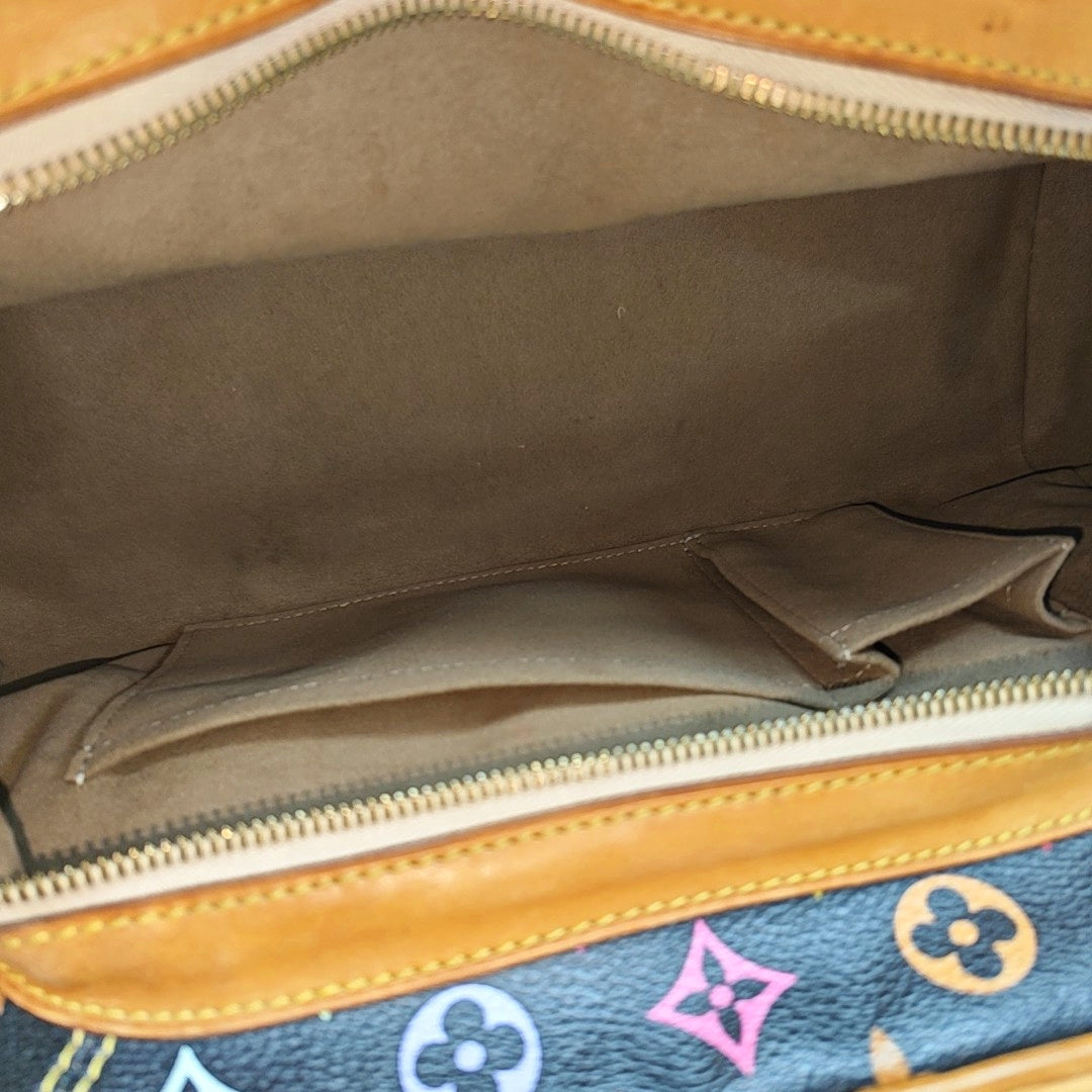 LV × TM CLAUDIA Monogram Coated Canvas Black