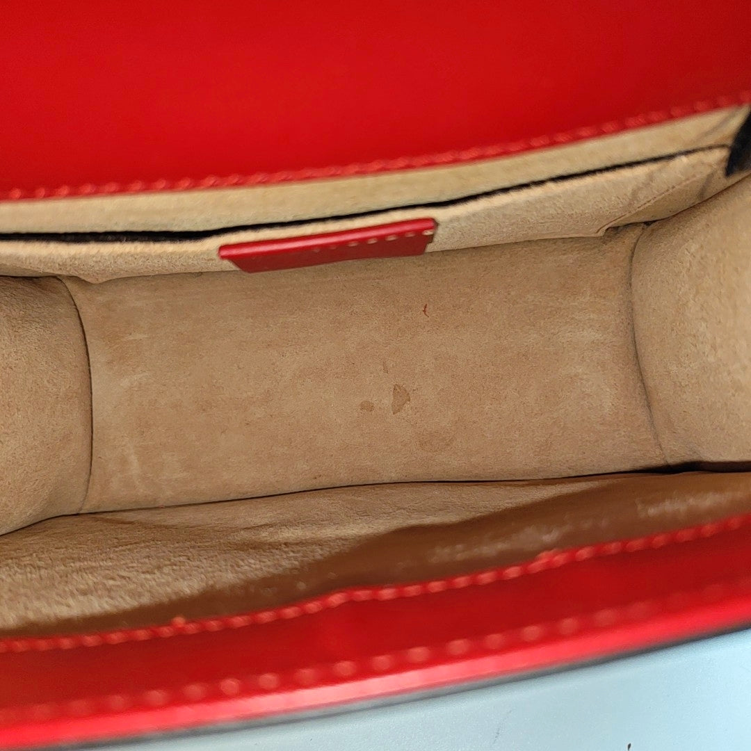 Sylvie Mini Calfskin Red