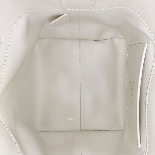 Toujours Nano Cannage Calfskin White