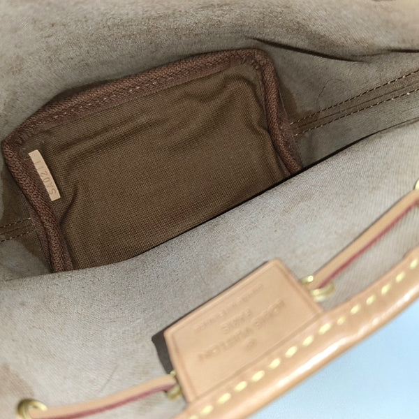 NÉONOÉ Nano Monogram Coated Canvas Brown