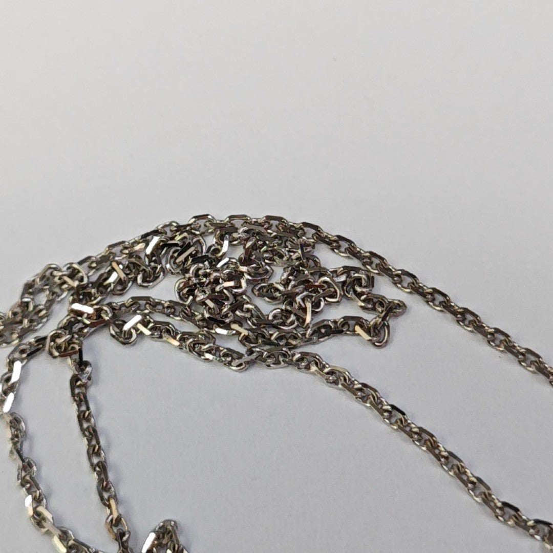 Frivole 18k White Gold Silver Necklace