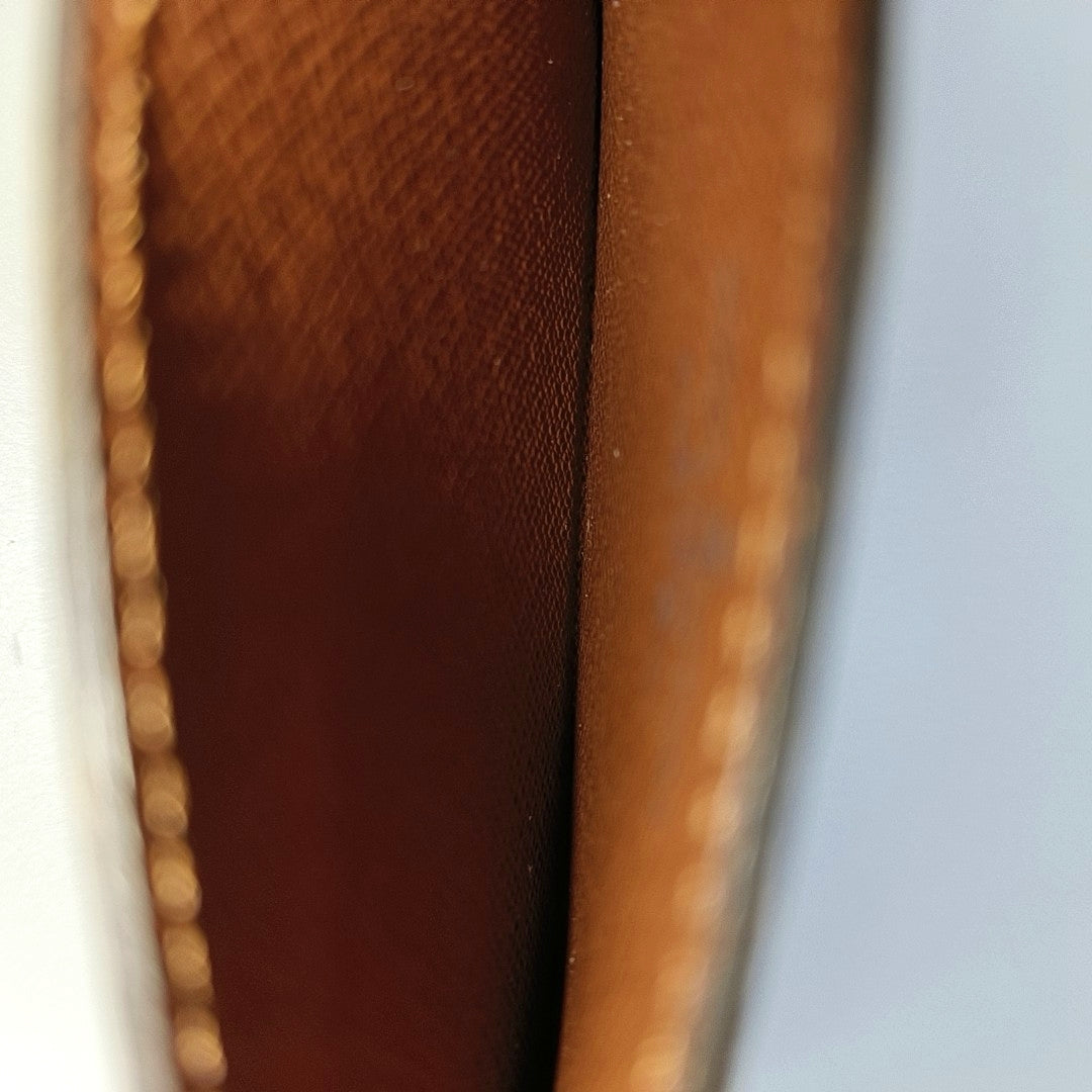 Monogram Coated Canvas Card Holder Brown