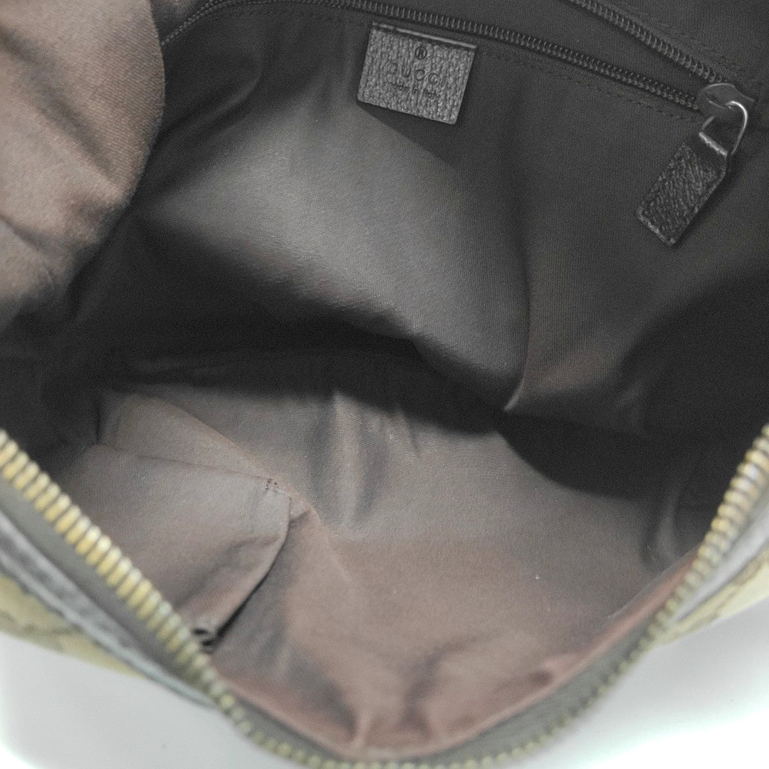Monogram Coated Canvas Shoulder Bag Beige
