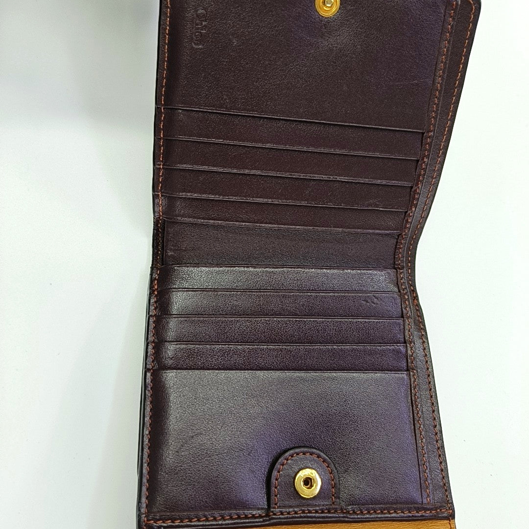 Chloé C Small Calfskin Multicolor Wallet