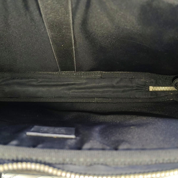 Monogram Calfskin Top Handle Bag Black
