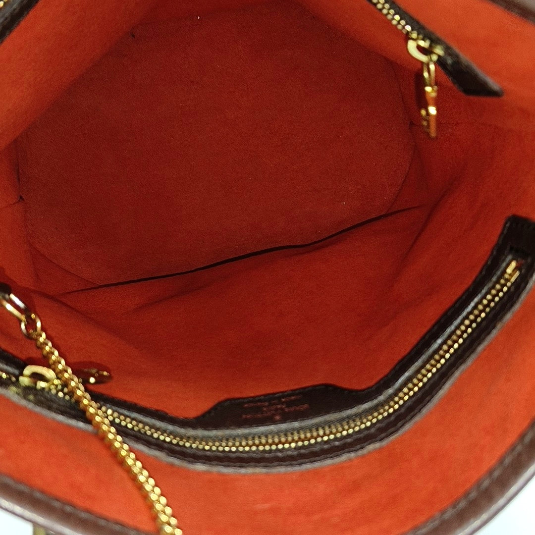 BUCKET PM Damier Ebene Coated Canvas Brown