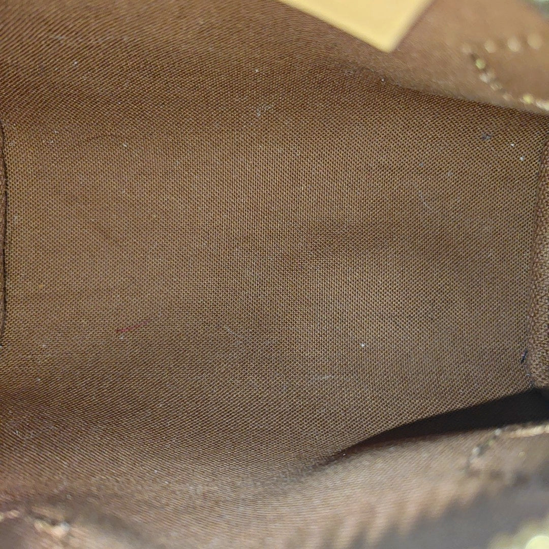 SPEEDY Nano Monogram Coated Canvas Brown