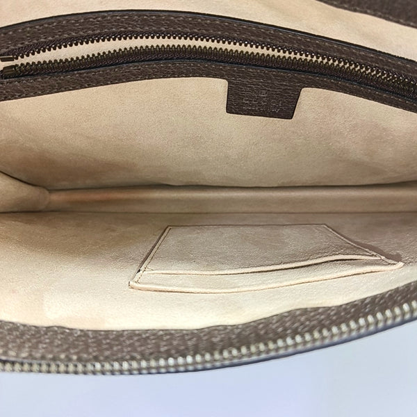 Ophidia Monogram Coated Canvas Beige