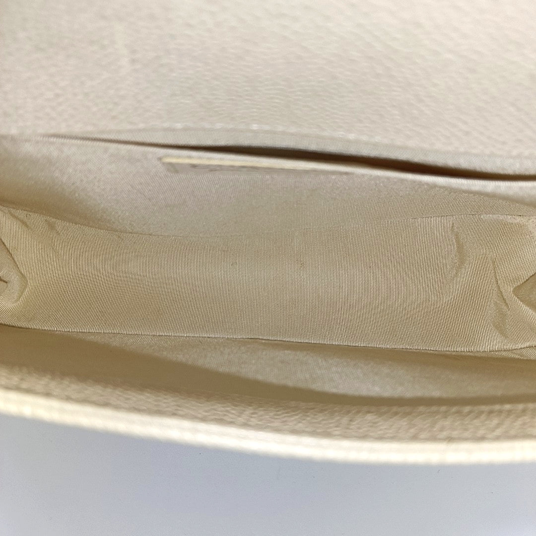 BOY CHANEL Medium Chevron Grained Calfskin White