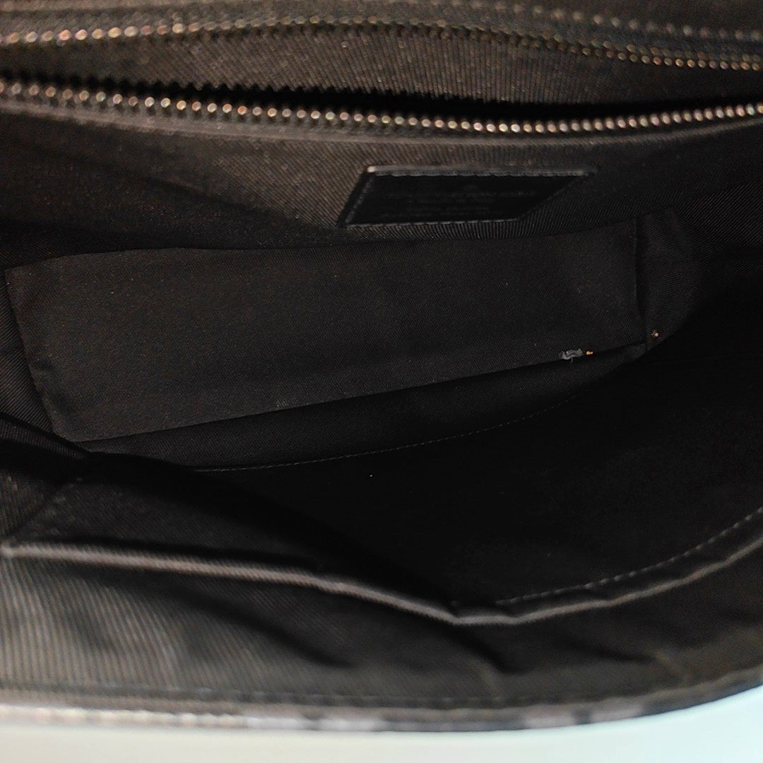 VOYAGER PM Monogram Coated Canvas Black