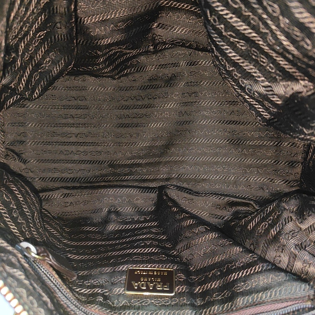 Fabric Tote Bag Brown